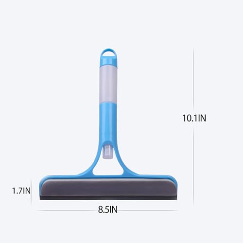 Image of 3pcs 3 in 1 Window Cleaning Scraper, 3 in 1 WindowSqueegee Cleaner,Window Squeegee with Spray, for Windows,Car Windshields,Bathrooms,Kitchens,Tiles,etc,All-Purpose Window Cleaner Tool
