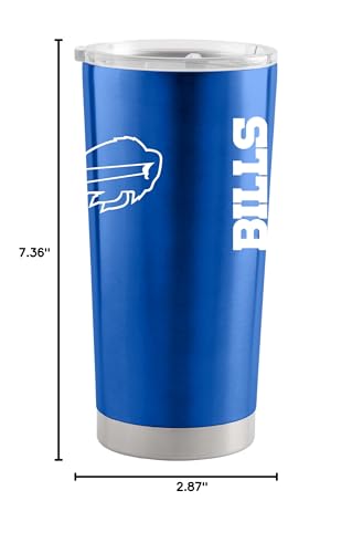 Image of Buffalo Bills NFL 20oz Stainless Steel Insulated Tumbler, Slider Lid