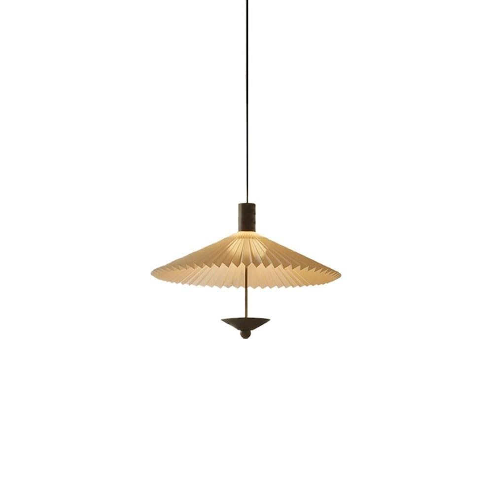 Luminaire suspendu vintage en tissu pour illuminer une table de salle à manger
