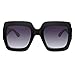 STORYCOAST Oversized Square Sunglasses Womens Retro Shades Luxury Big Sun Glasses UV400 Protection