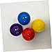 Milisten 50pcs Colorful Hollow Lottery Balls for Game Parties 40mm Diameter Raffle Balls for Boys and Girls and Adults Fun Activity Supplies for School Events