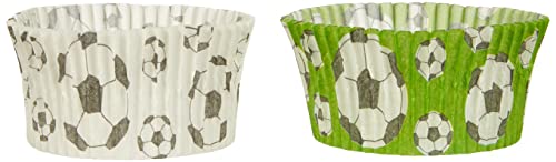 Cups de papel fútbol DECORA 5339649, cápsulas resistentes para repostería creativa 3