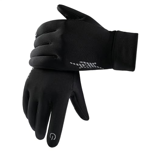 Guantes cálidos de invierno táctiles, unisex, impermeables y resistentes al viento, para ciclismo al aire libre, conducción, jugar, escribir, congelar, correr, conducir, ciclismo, deportes, trabajo de