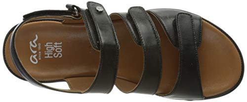 Ara Dubai, Sandali Donna, Nero, 36 EU
