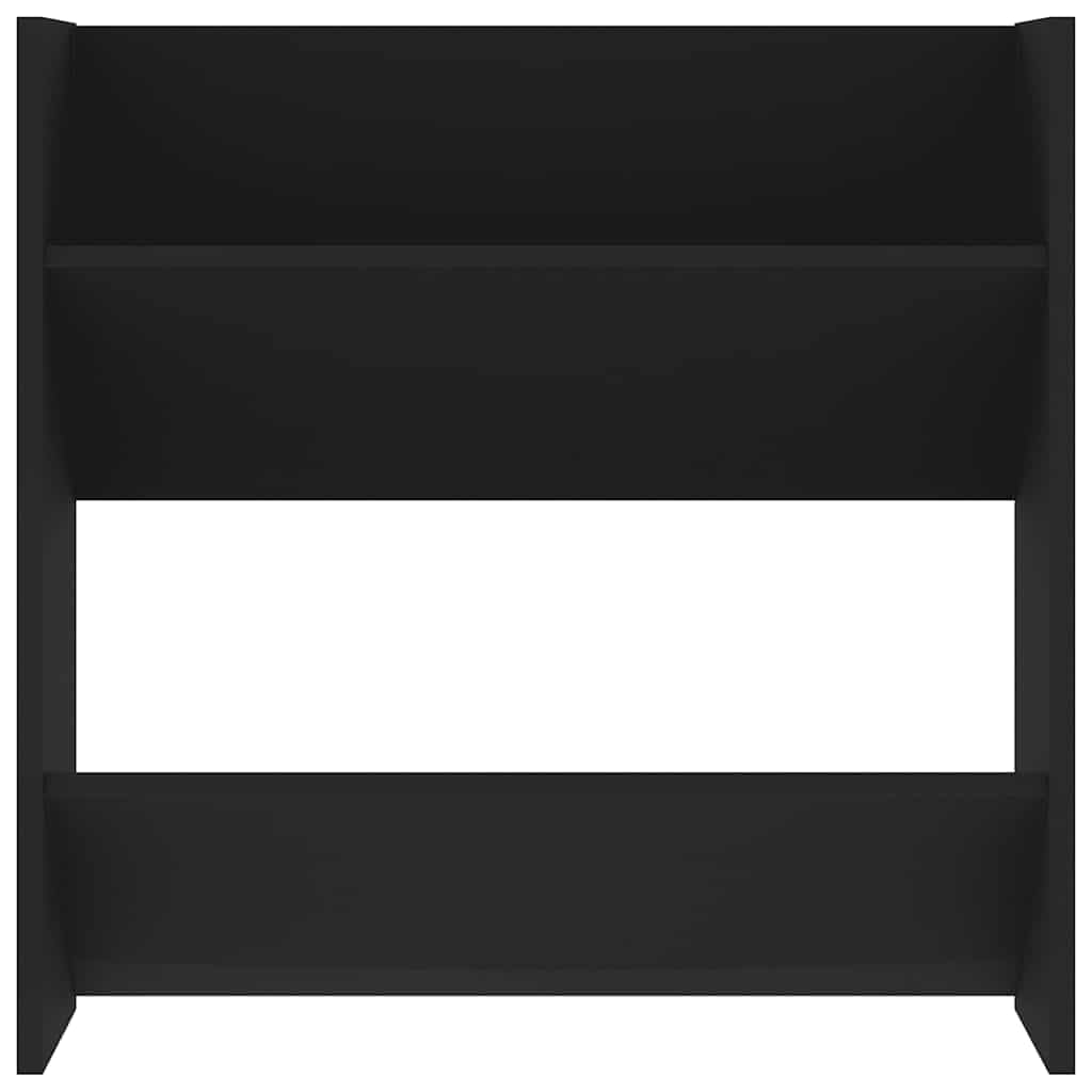 Wand-Schuhschränke 4 STK Schwarz Holzwerkstoff 60x18x60 cm Schuhregal mit Schuhkipper Schuhkommode Schuhablage Schuhständer Garderobenschrank Schuhaufbewahrung für Eingang