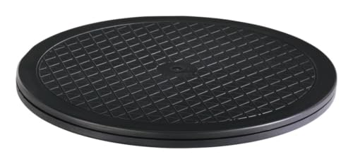Hama Plateau Tournant Universel 360°, Diamètre 40cm, supporte 100Kg, Noir | Plateau Rond Rotatif...