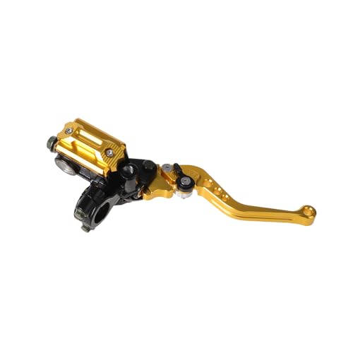 Levier de frein moto universel 22mm en aluminium couleur or pour guidon droit