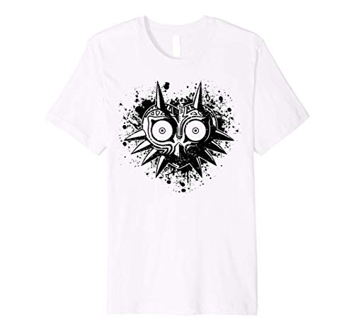 Zelda Majora s Mask Splatter Portrait Premium T-Shirt