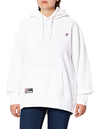 Superdry Code Essential Hood Sudadera con Capucha, Óptica, XS para Mujer Cover