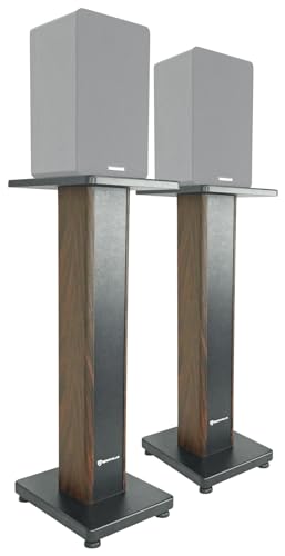 Pairrockvillerht28d28darkwoodgrainbookshelfhometheaterspeakerstands Urban Country Home Decor Pair rockville rht28d 28 dark wood grain bookshelf home theater speaker stands urban country home decor