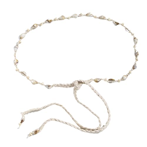 Tie Waist Chain Casual Tie Belt Elegant Waist Ceinture Girl Lady Belt Exquisite Woven Shells Belts For Women Dresses