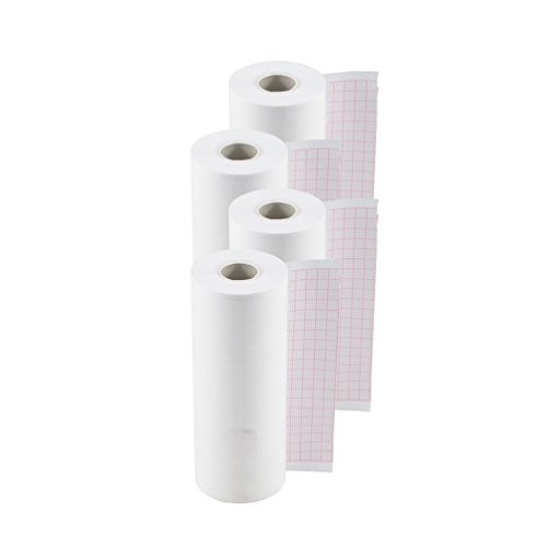 Funwill Roll Thermal Print Paper for ECG EKG Electrocardiograp (Pack of 2) (6-Channel 110mmx20m)