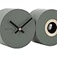 [DL] Wall Clock Duo Cuckoo matt Jungle Green 26 x 13 x 7,2cm, Excl. 3 AA Batteries -
