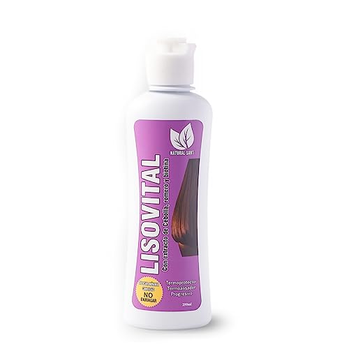 Natural sant - Liso Vital Leave-In Conditioner, Anti Frizz, Heat