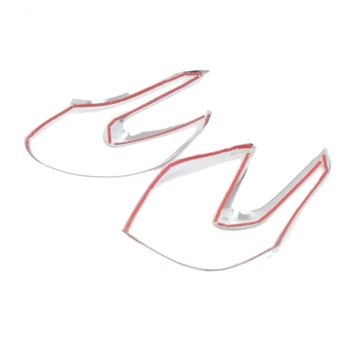 Protector de luz trasera cromado resistente para Yaris Hatchback 14-15 3