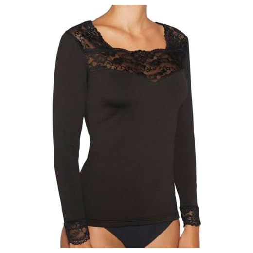 YSABEL MORA - Camiseta térmica Encaje Manga Larga