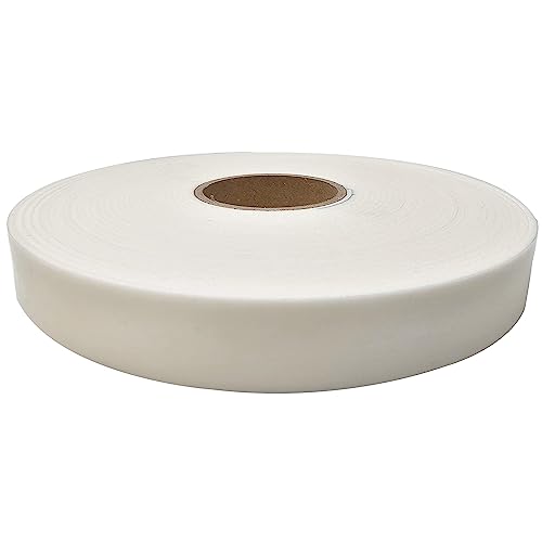 NADOtec Cinta de sellado de cerámica, resistente al fuego, para chimenea, tejido de fibra de cerámica, autoadhesivo, no inflamable, resistente al calor, color blanco, 20 mm x 2 mm, longitud 10 metros