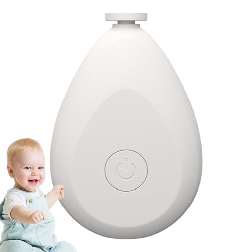 Baby Nail Trimmer Electric - Lima de uñas para bebés con 4 cabezales de molienda | Forma de goteo, tijeras de uñas para recién nacidos, niños pequeños o adultos, cuidado, pulido y recorte, funciona