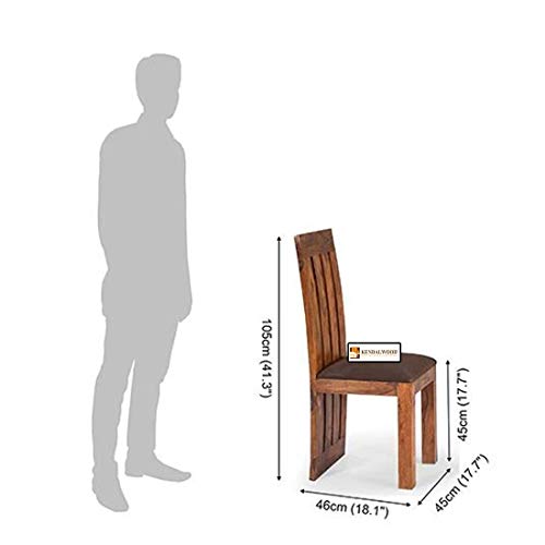 Image of Sheesham Wood Dining Table with 4 Chairs,1Bench | 6 Seater Dining Set | Dining Room Furniture |1 Year Warranty | Honey Finish -DIY Do-It-Yourself