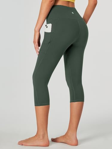 Image of Heathyoga Yoga Pants with Pockets Extra Soft Leggings with Pockets for Women Non See-Through High Waist Workout Leggings