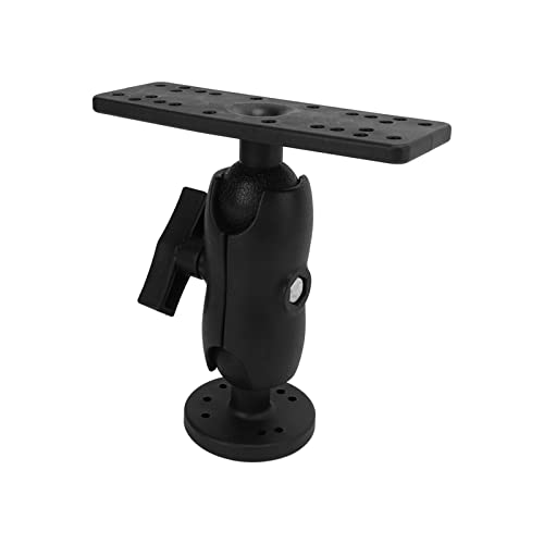 Image of 360 Degree Marine Kayak Kayak Fish Finder Mount Marine Electronic Fish Finder Mount GPS Plate Rotating Supporter Electronic Fish Finder Mount Base