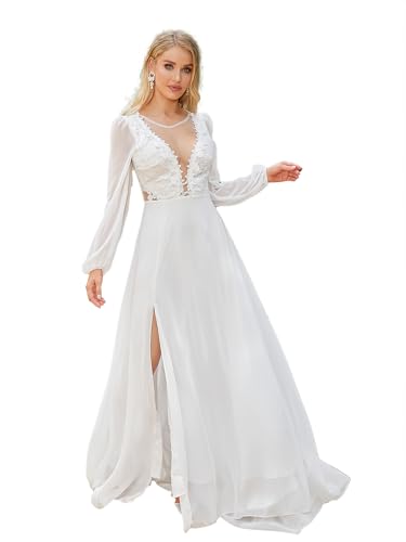 Long Sleeve Tulle Prom Dresses Long Lace Applique Ball Gown 2024 A Line Wedding Evening Party Gowns