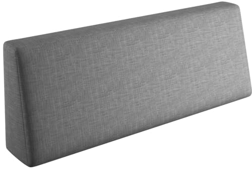 sunnypillow Grand Coussin Dossier pour Canapé Palette Euro Intérieur/Extérieur Appui - 120 x 40 x 20/10cm - plusieures Tailles et Couleurs à Choisir...