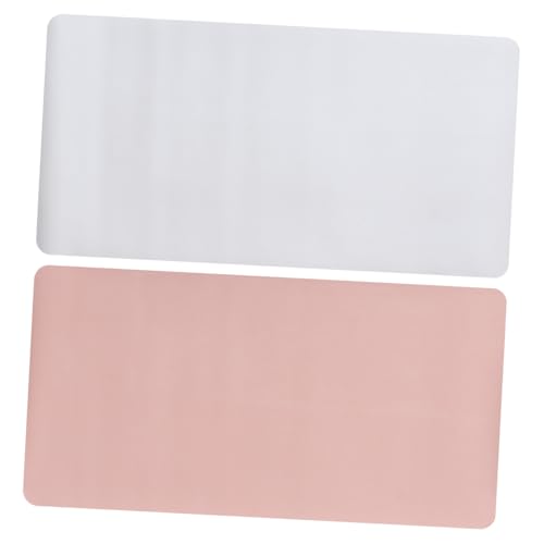 Tapis de souris grand format en PU double face pour bureau et maison