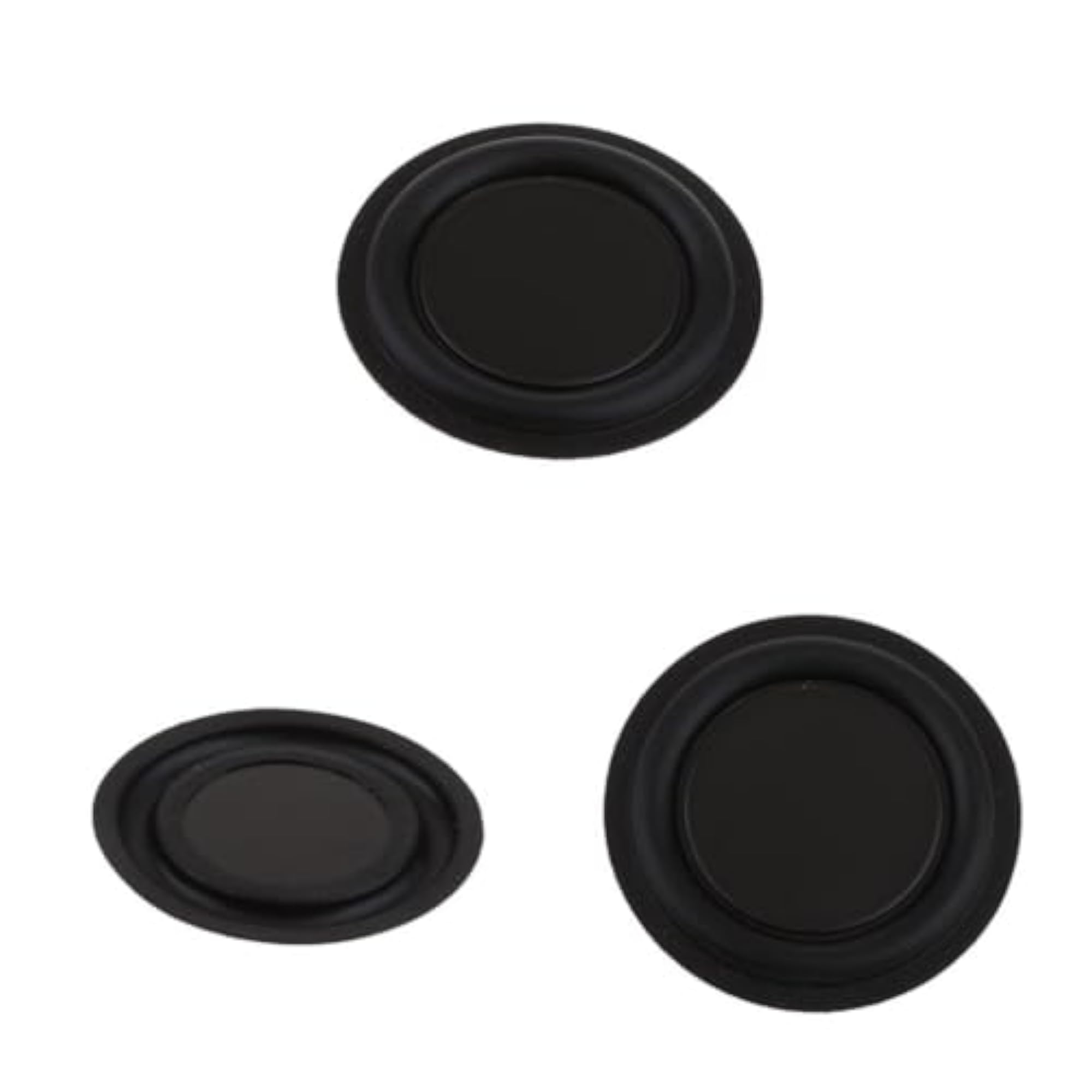 3Pieces 40mm Speaker Vibrating Membrane Passive Bass Diaphragm Plate