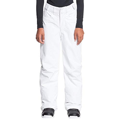 Roxy Backyard - Pantalón De Snowboard Con Aislamiento Para Niñas - Blanco - Small Roxy Backyard - Pantalón De Snowboard Con Aislamiento Para Niñas - Blanco - Small