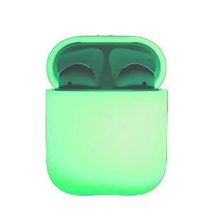 GADGETSWRAP Glow in The Dark Night Glow Earphone Sleeve Case Cover Compatible with Airpods. (Pack of 5)