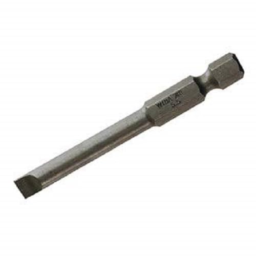 Wiha 74033 Slotted Power Bit 2.5 x 70mm - 10 Pack