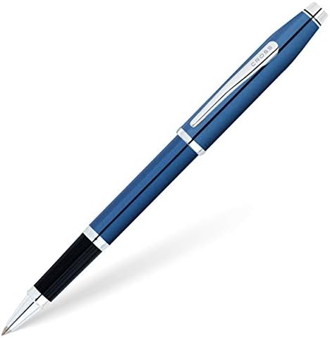 CROSS Century II Black Lacquer Rollerball Pen with 23CT Gold-Plated Appointments incl. Luxury Gift Box  Refillable Rolling Ball Pen