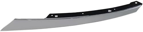 CarPartsDepot, Extensión de parrilla delantera izquierda del lado del conductor, moldura cromada compatible con Honda Civic 2016-2018 4-Dr Sedan