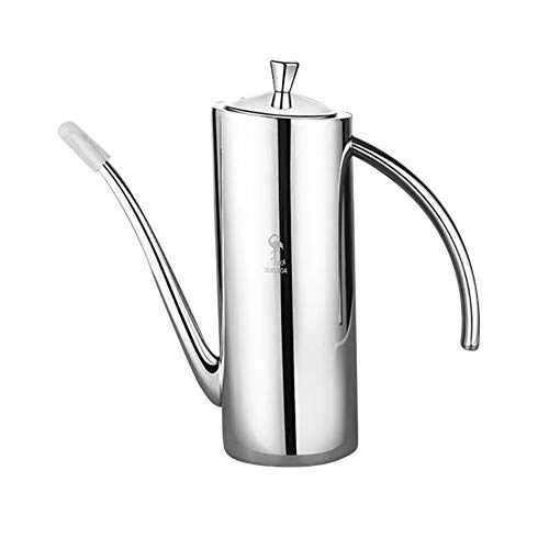 Olla de aceite de acero inoxidable de diseño elegante para chefs en casa