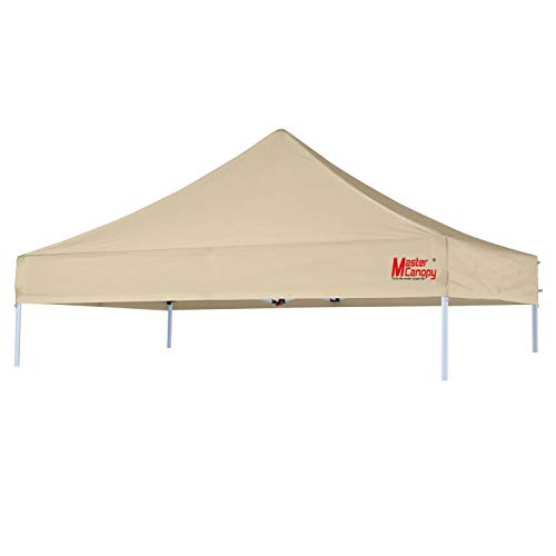 Image of MASTERCANOPY 8x8 Replacement Pop Up Canopy Top for Kingkong Frame Beige