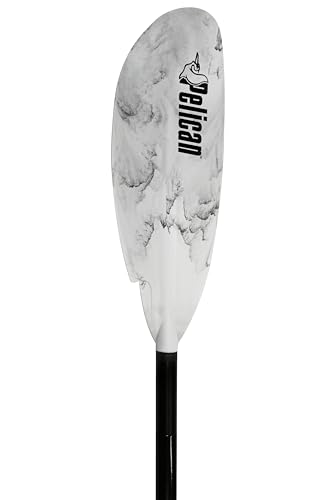 Image of Pelican - Poseidon Paddle - Aluminum Shaft with Reinforced Fiberglass Blades - Lightweight, Adjustable Kayaks Paddles - Perfect for Kayaking Boating