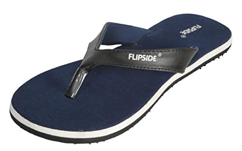 Image of FLIPSIDE Women's Velvet Blue Slippers