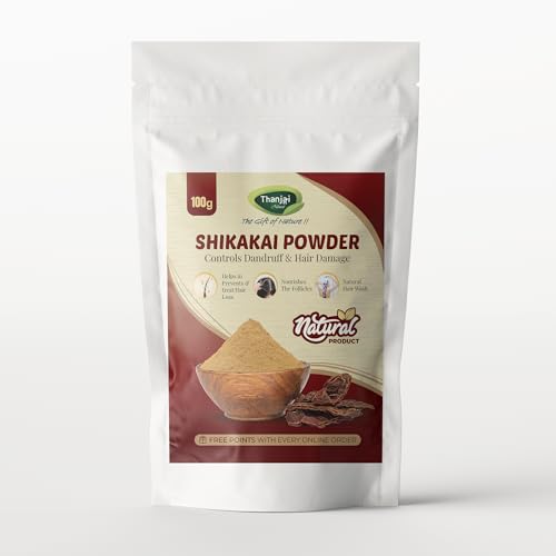 Image of Thanjai Natural Amla, Reetha, Shikakai, Bhringraj, & Hibiscus Powder Combo (100g Each) | Herbal Hair Care Powder Kit | Natural hair Cleanser Conditioner | No Chemicals, No Preservatives