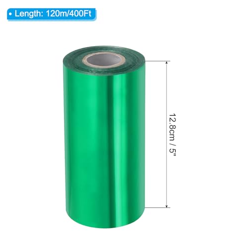Papier de Transfert Vert Long Rouleau Durable pour Finition Cuir et DIY