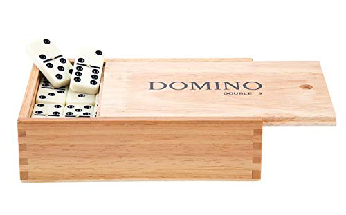 Engelhart Dominoes Set Tamaño Grande 10 mm Grosor miniatura 2