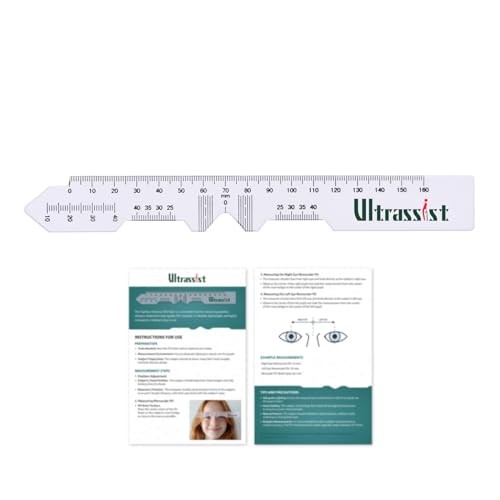 Ultrassist Pupillary Distance Ruler for Eyeglasses