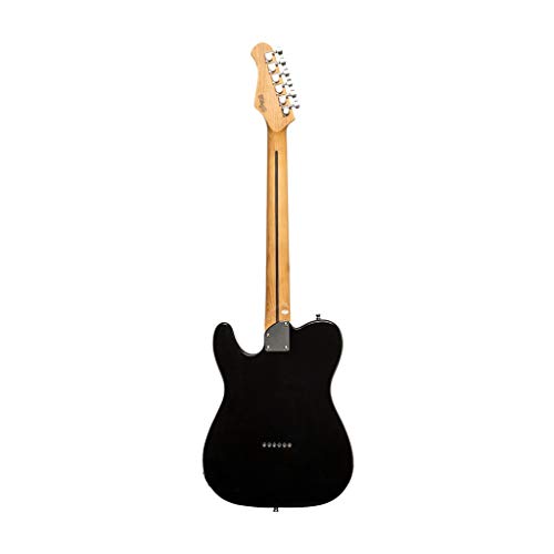 Stagg SET-PLUS BK – Guitare électrique Vintage série »T »- plus – noire - Les Beatles, Paul McCartney, John Lennon, RIngo Starr, George Harrison Stagg SET-PLUS BK - Guitare électrique Vintage série ''T''- plus - noire – Image 3