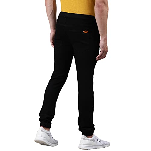 Image of Urbano Fashion Men's Printed Jogger Jeans Slim Fit Stretch