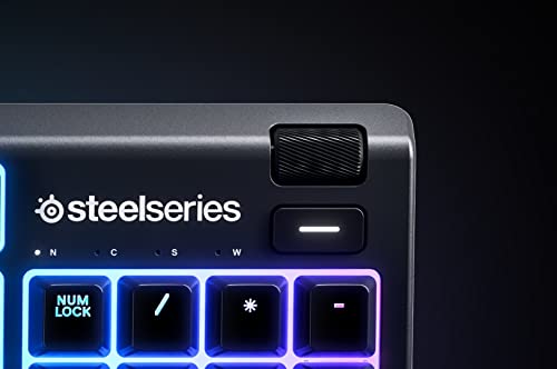 Image of (Refurbished) SteelSeries Apex 3 RGB Gaming Keyboard a€ inch 10-Zone RGB Illumination a€ inch IP32 Water Resistant a€ inch Premium Magnetic Wrist Rest (Whisper Quiet Gaming Switch)