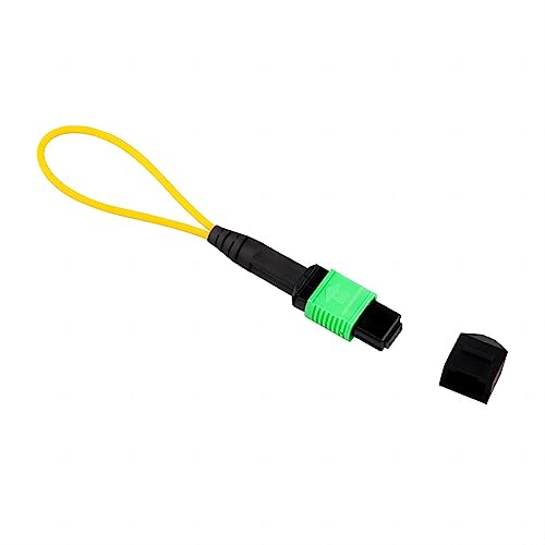 Image of 10Gtek 12-Core MPO Loopback Cable, OS2 Single-Mode 9 /125um, Female APC Connector for QSFP+ Transceiver & Network Testing