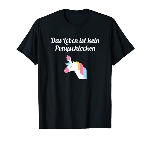 Das Leben ist kein Ponyschlecken - Damen, Herren, Geschenk T-Shirt Cover