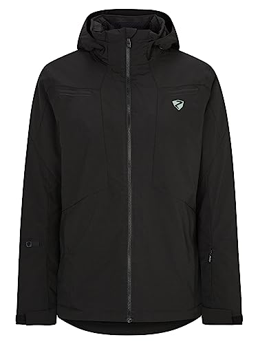 Ziener Herren TAFAR Ski-Jacke/Snowboard-Jacke | atmungsaktiv, wasserdicht, black, 48