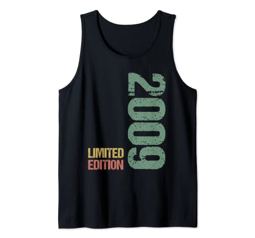 Regalos de edición limitada de la vendimia 13 cumpleaños niño niña 2009 Camiseta sin Mangas