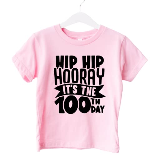 Hip Hop Hooray It's 100 Days Of School Shirt for Kids, Happy 100th Day Of School T-shirt for Boys, Girls, Cute 100 Days Of School Toddler Shirt.3